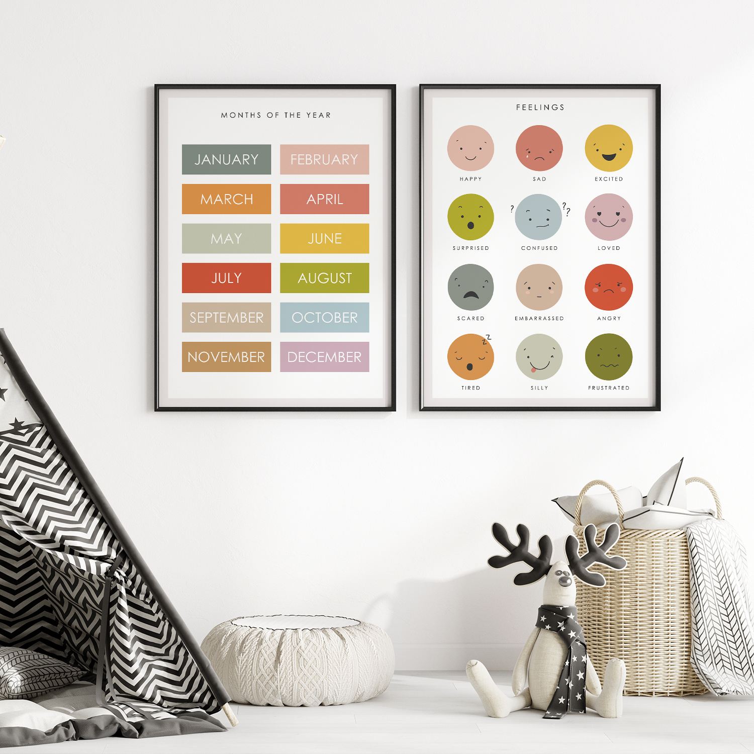 Poster - Months and Feelings / Set of 2