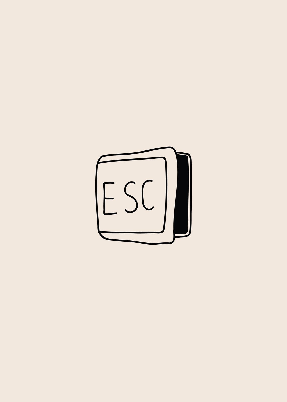 Poster - ESC Key Design