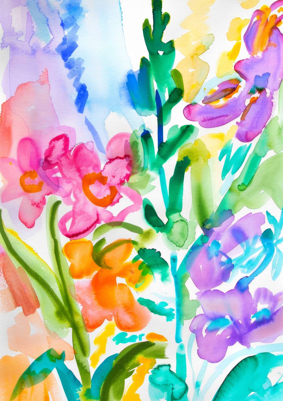 Poster - Vibrant Floral Artwork