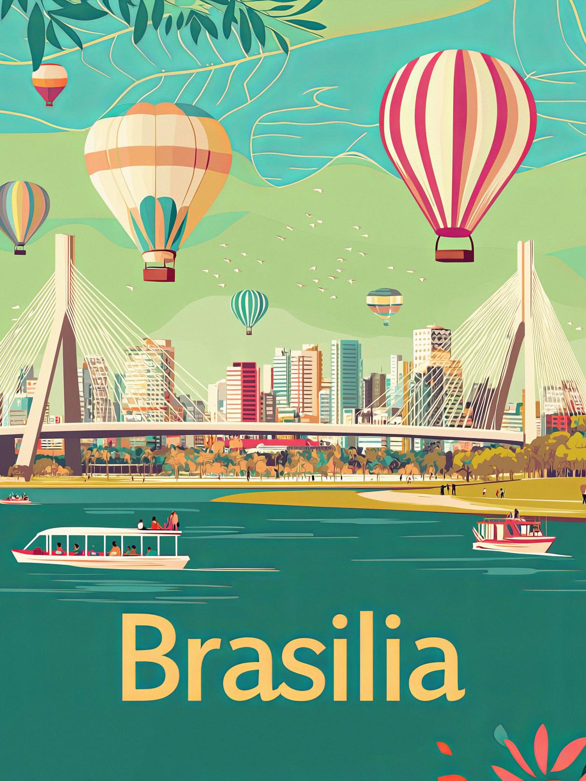 Poster - Brasilia Travel Art