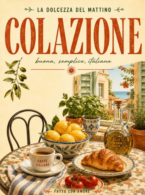Poster - Italian Breakfast Vibe