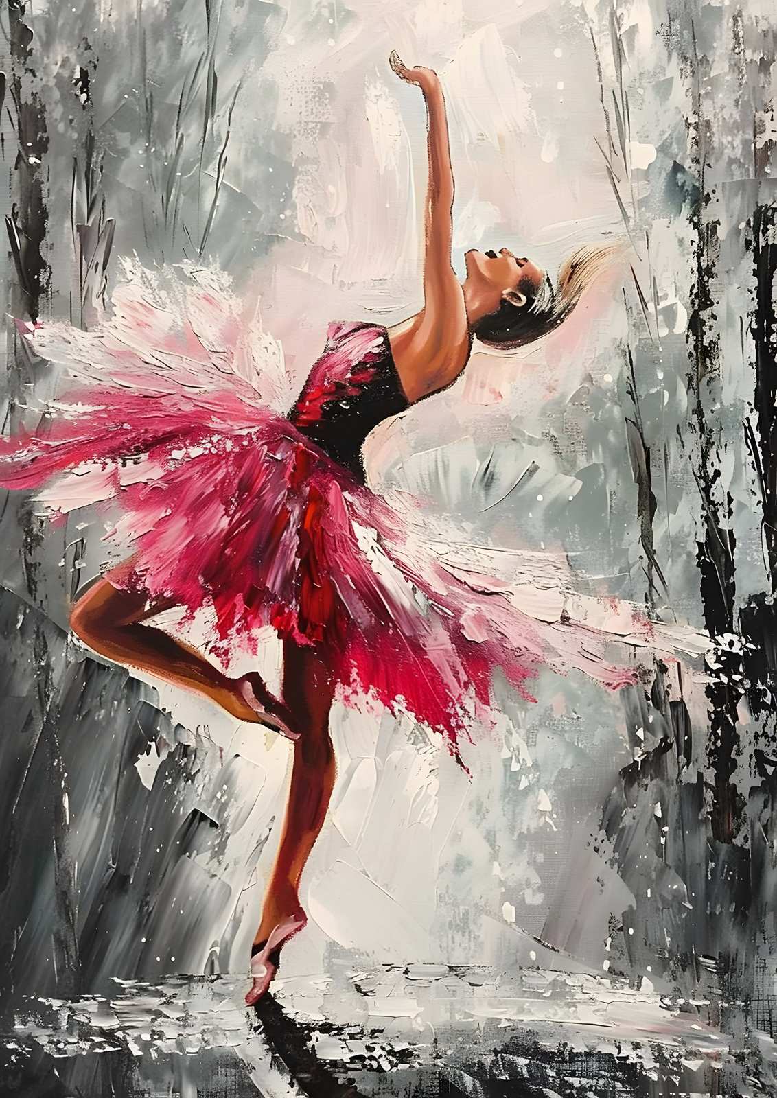 Poster - Elegant Ballerina Dance