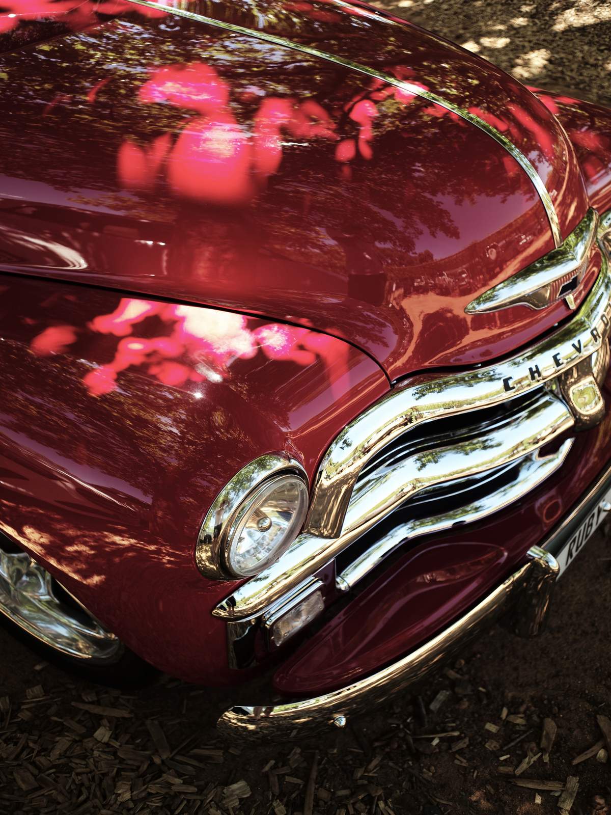 Poster - Classic Car Reflection