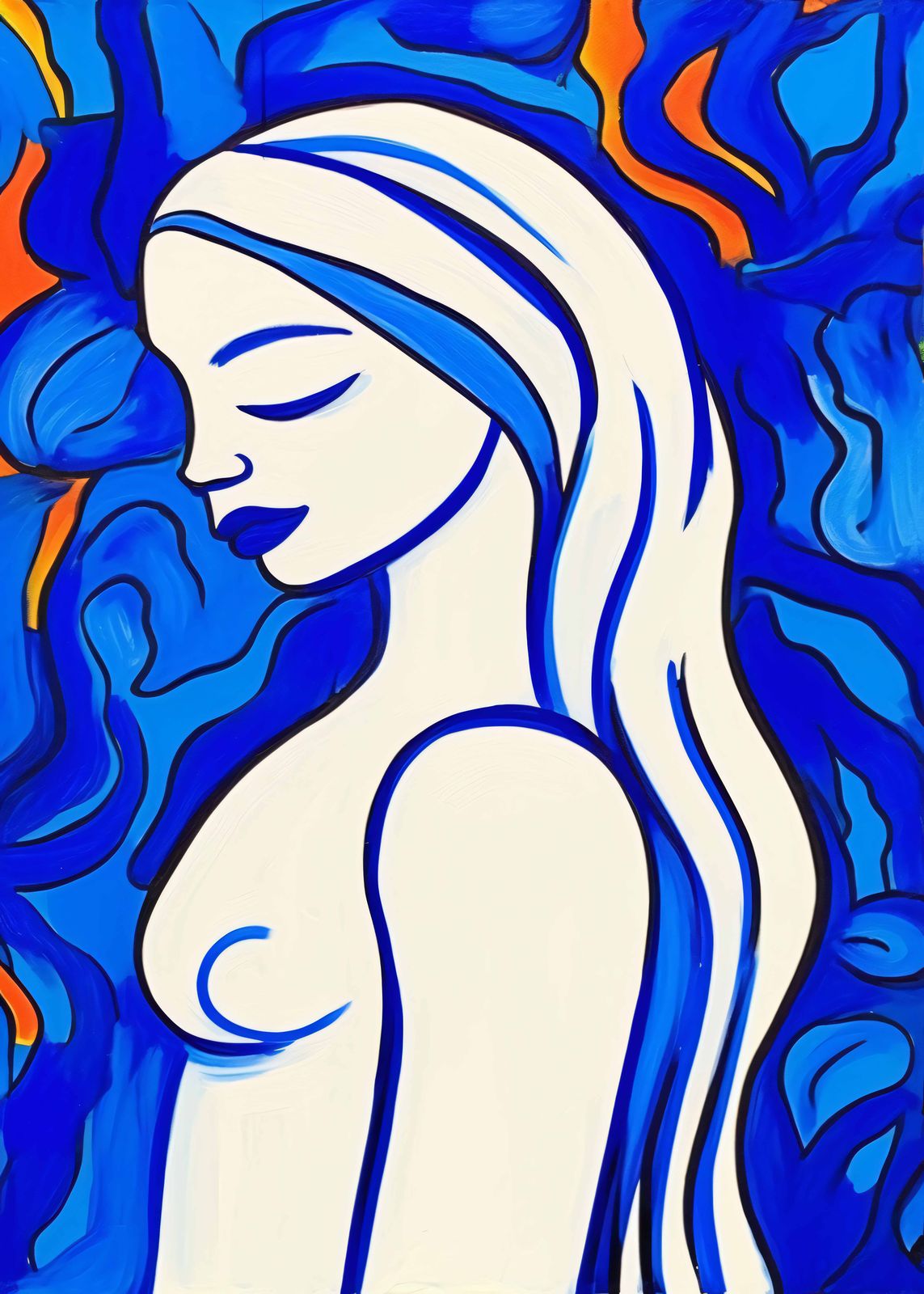 Poster - Serenity in Blue