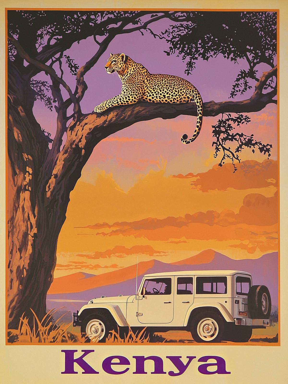 Poster - Kenya Safari Adventure