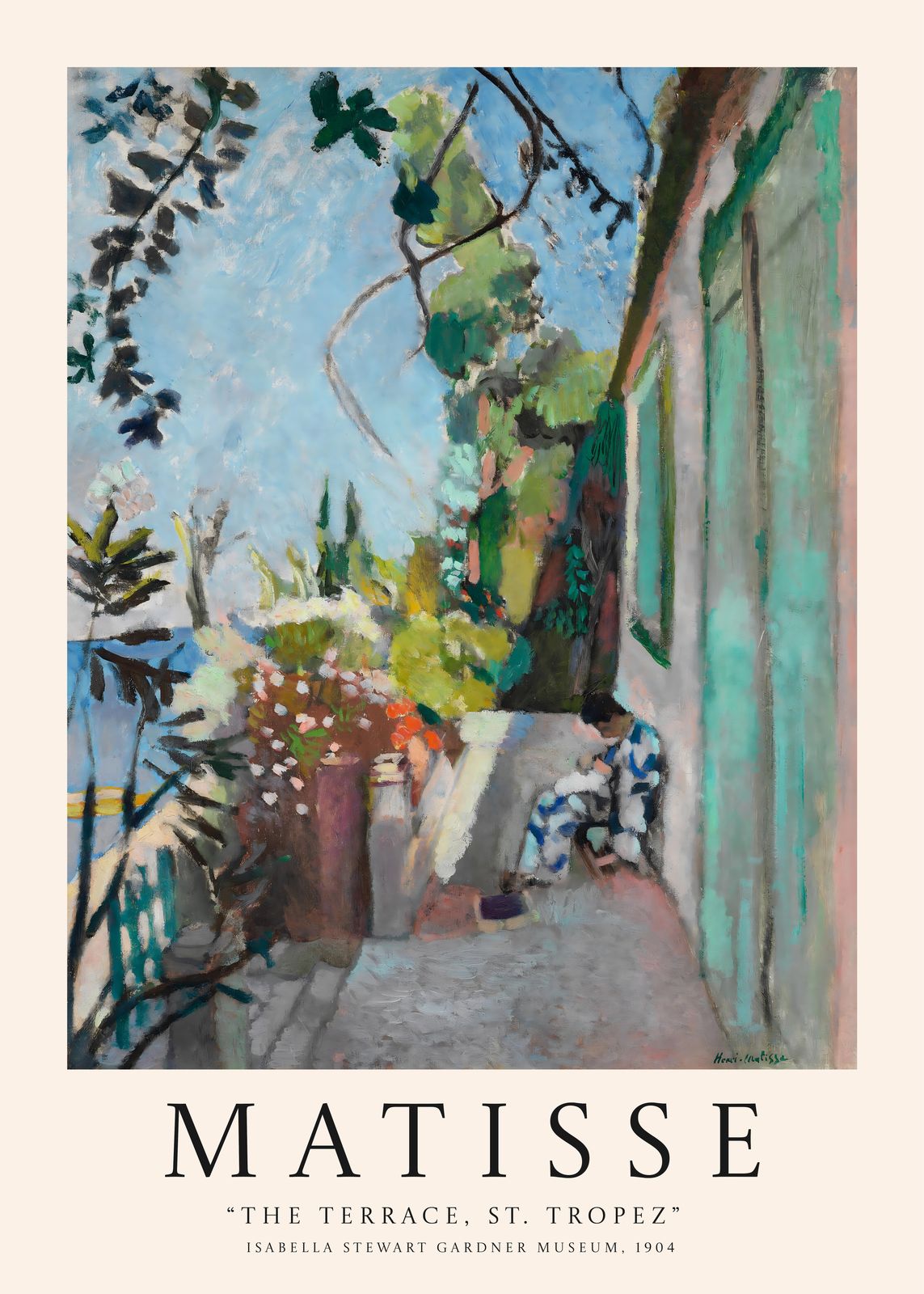 Poster - The Terrace by Matisse