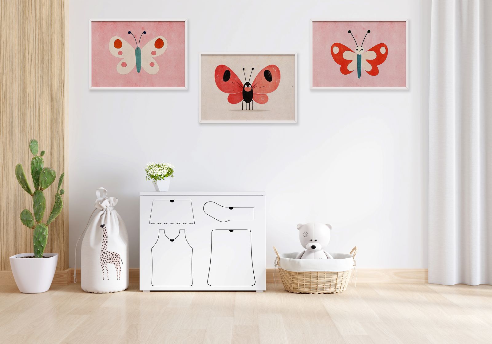Poster - Butterflies Collection / Set of 3
