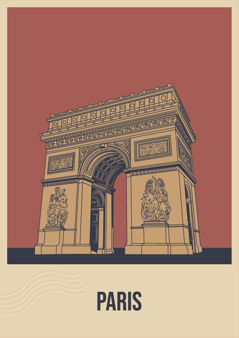 Arc de Triomphe Paris Wall Poster