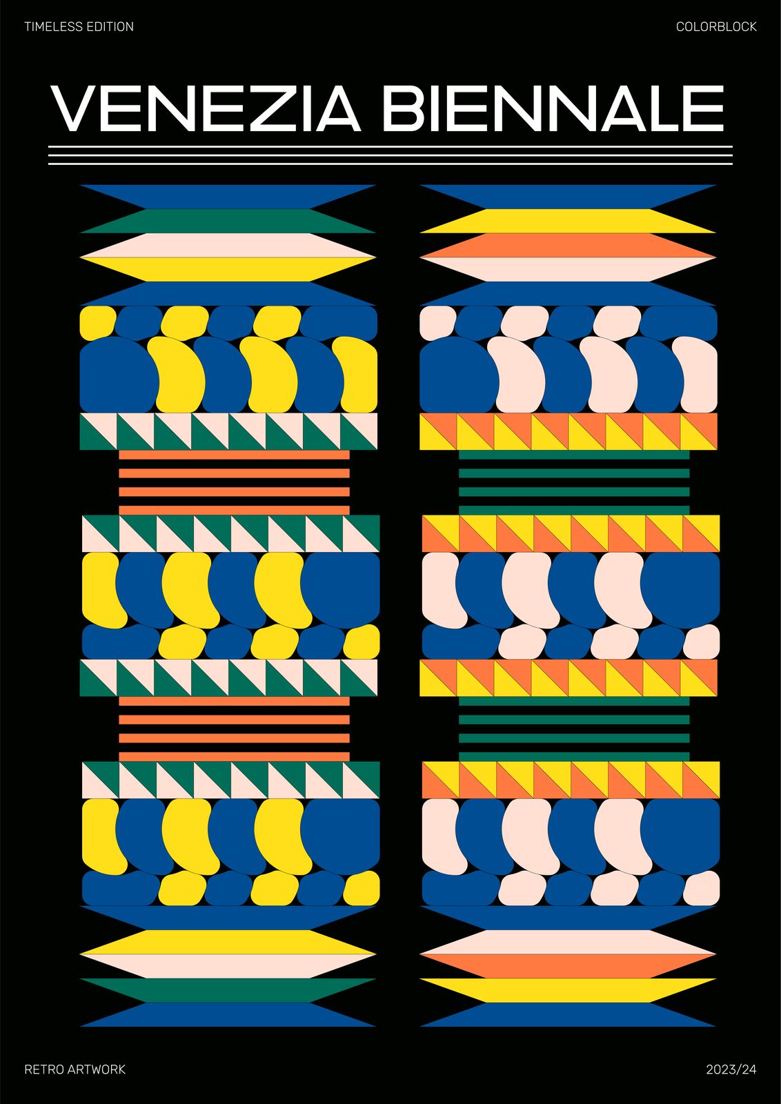 Poster - Venezia Biennale Retro Artwork