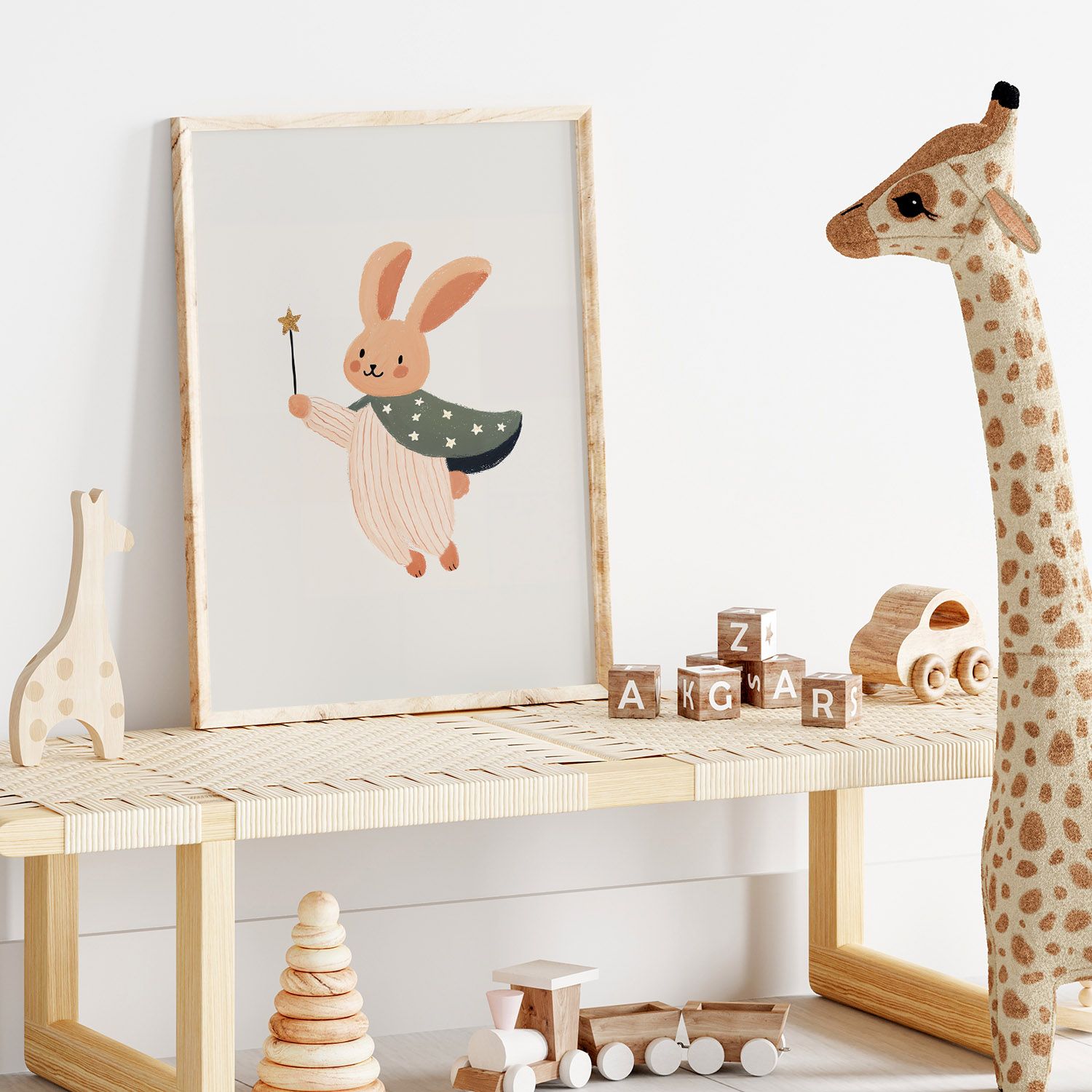 Poster - Bunny with Magic Wand