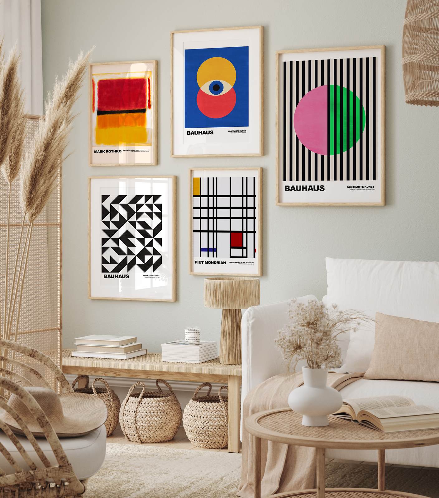 Poster - Bauhaus Art Collection / Set of 5