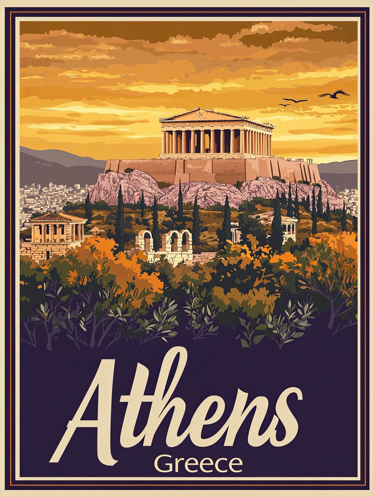 Poster - Athens Greece