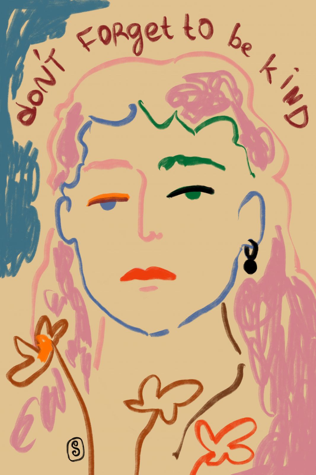 Poster - Don't Forget to Be Kind