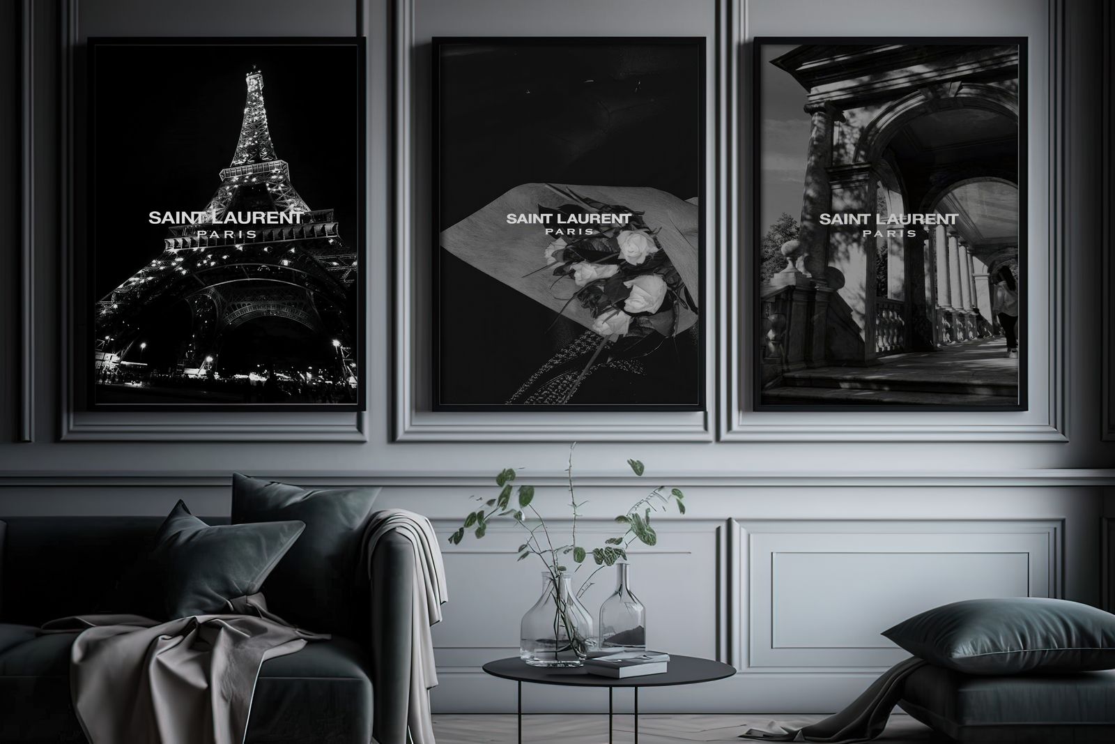Poster - Saint Laurent Paris / Set of 3