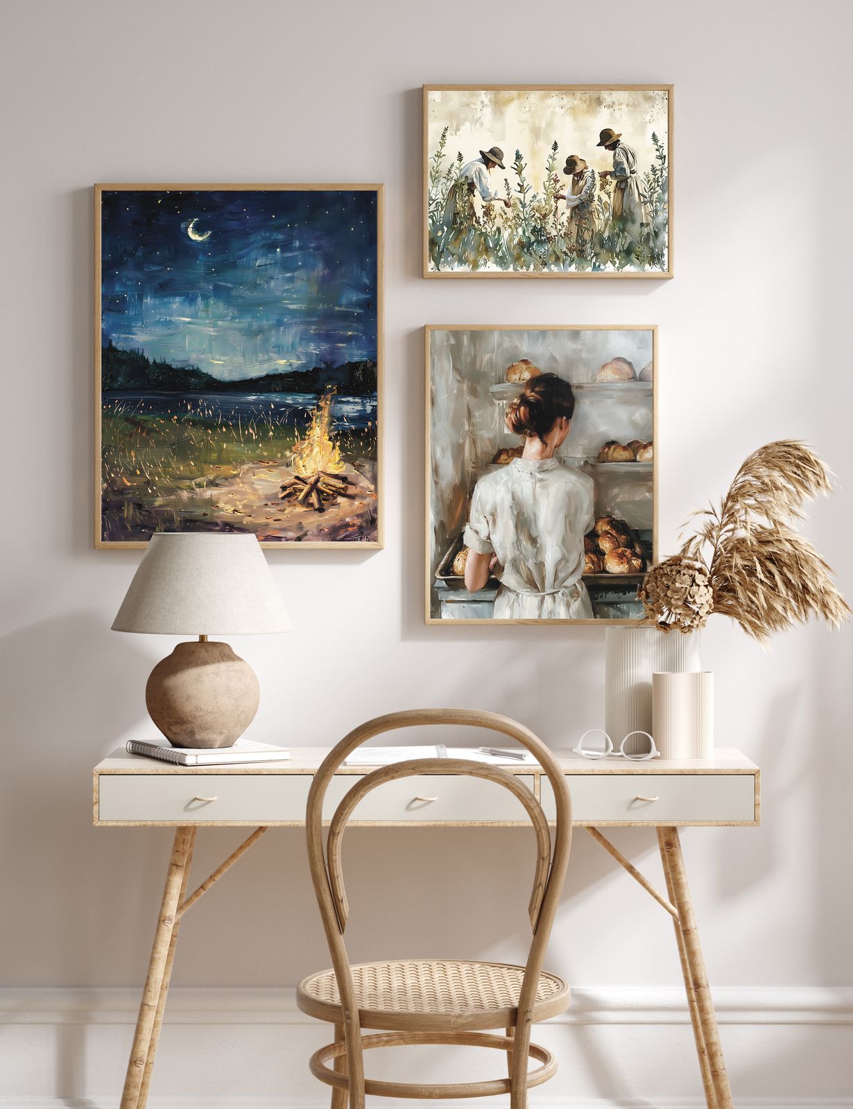 Poster - Night and Day Scenes / Set of 3