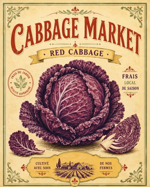 Poster - Cabbage Market Artwork