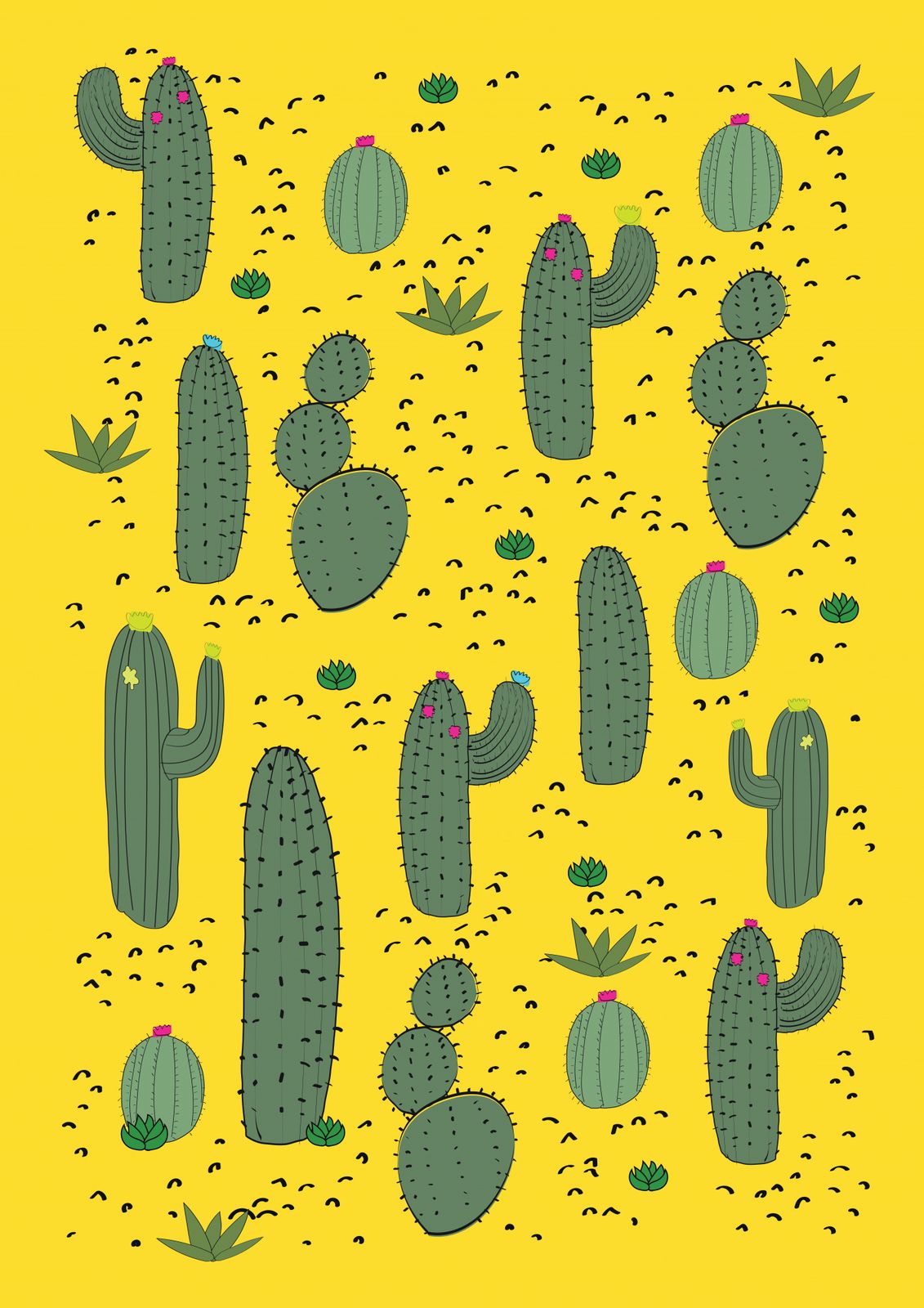 Poster - Cactus Art