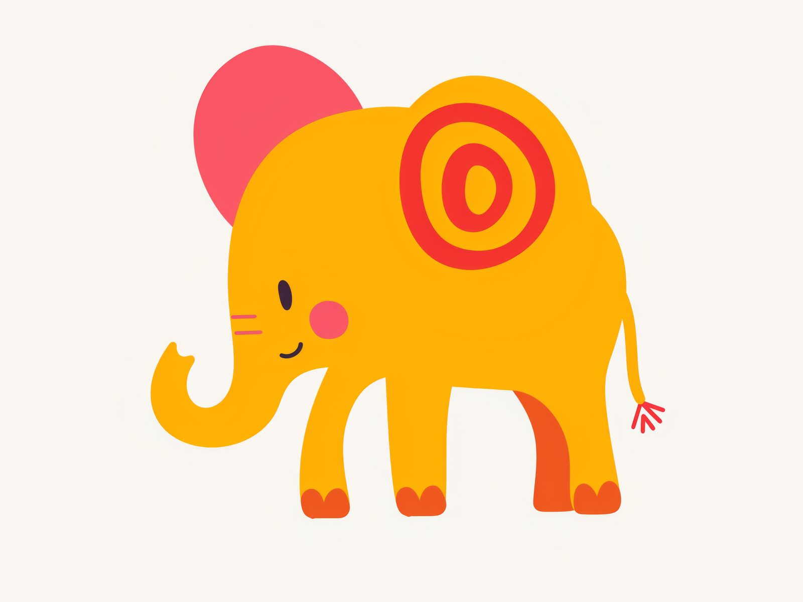 Poster - Playful Elephant