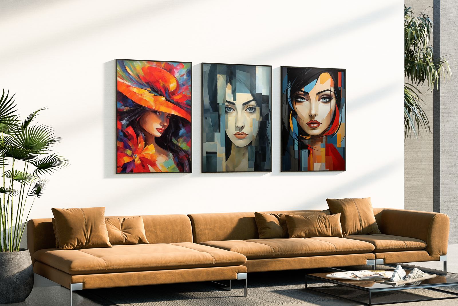 Poster - Abstract Portrait Collection / Set of 3