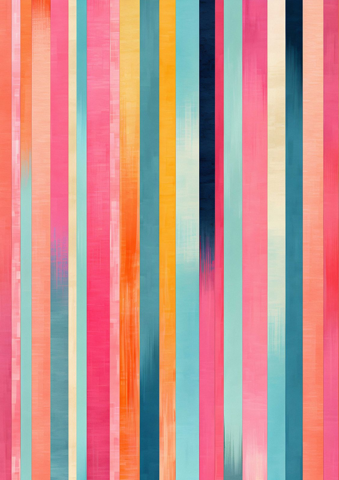 Poster - Colorful Stripes Art