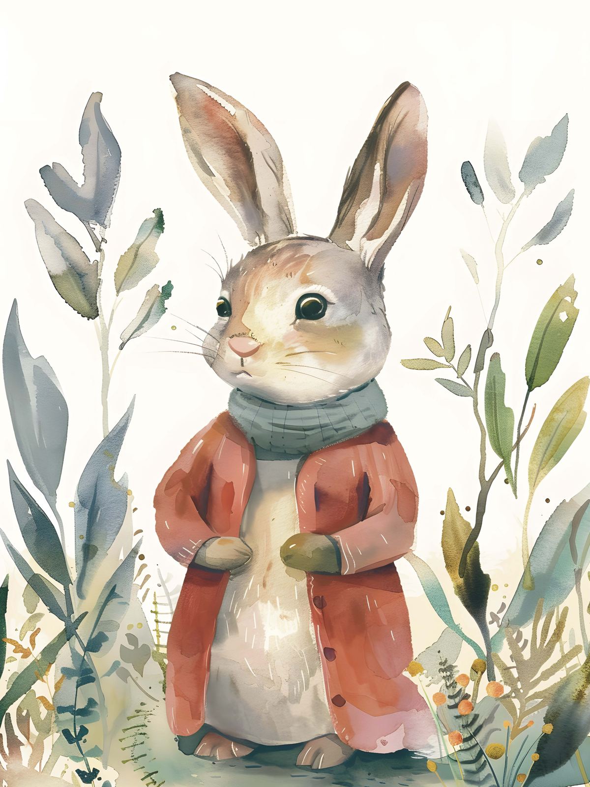 Poster - Woodland Rabbit
