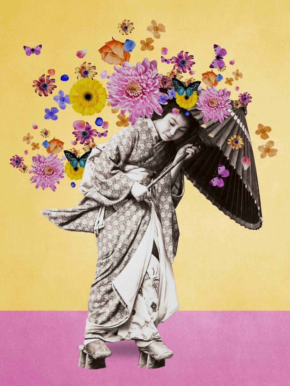 Poster - Japanese Floral Art