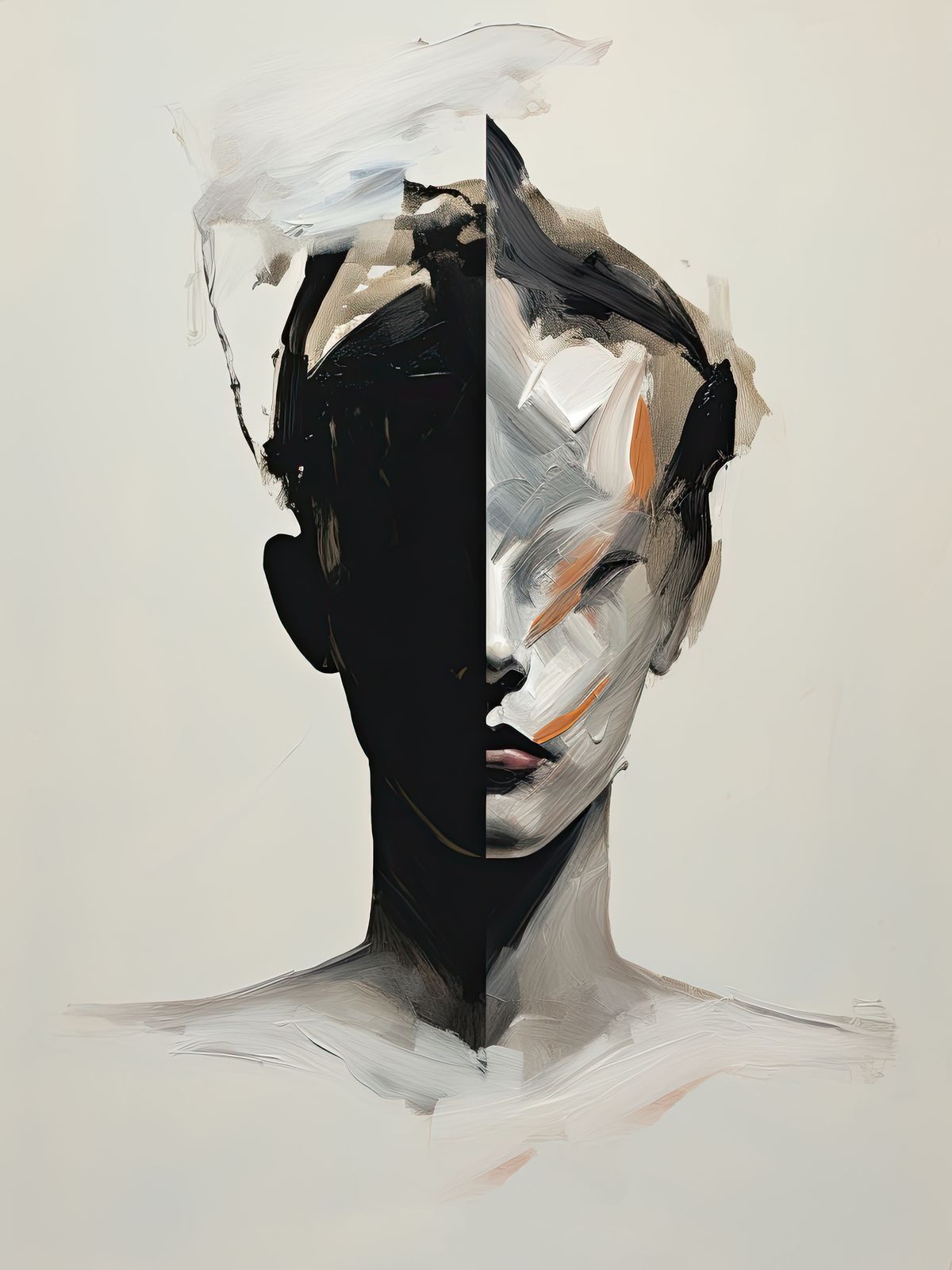 Poster - Abstract Face