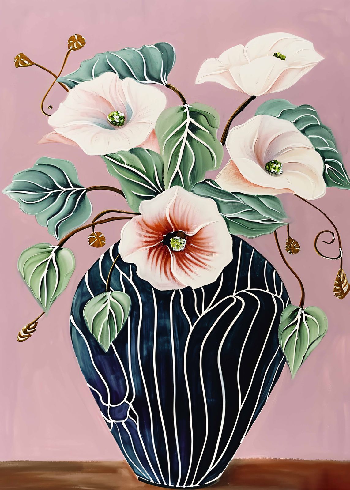 Poster - Floral Vase