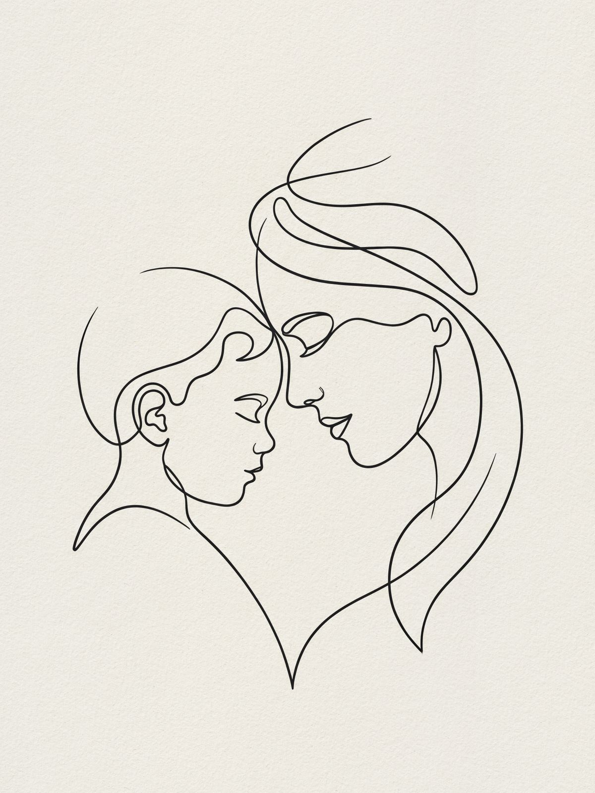 Poster - Mother and Child Art