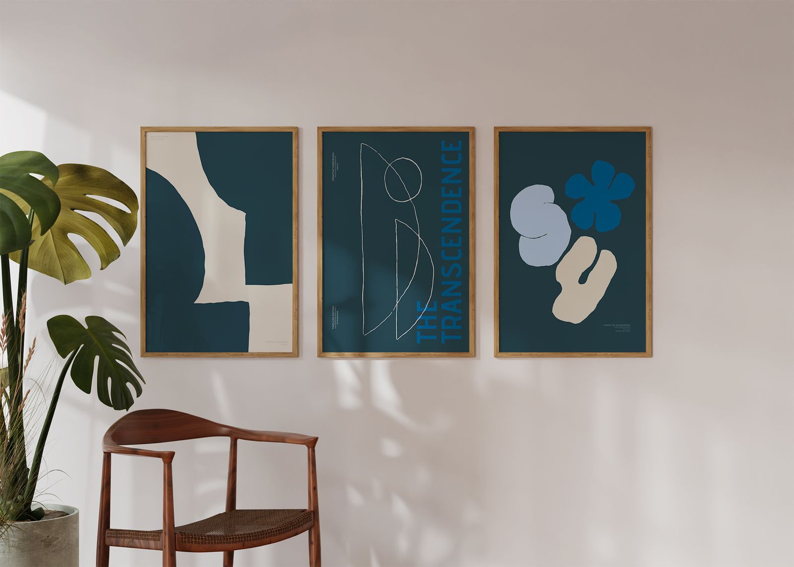 Poster - Primitive Modernism / Set of 3