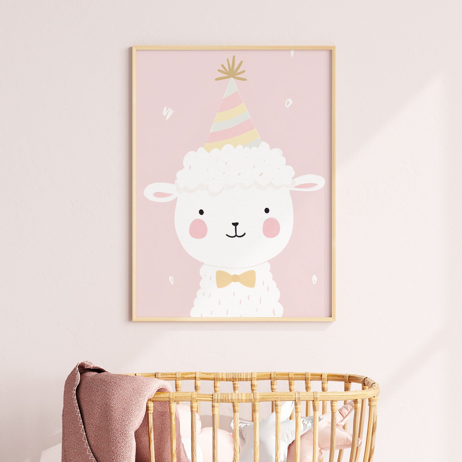 Poster - Cute Lamb Illustration