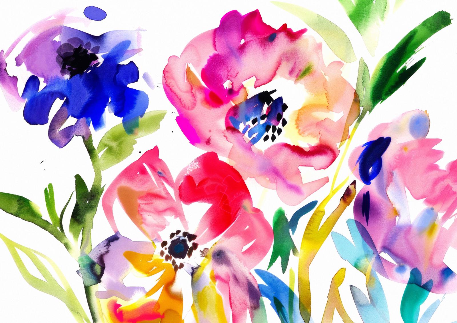 Poster - Floral Watercolor