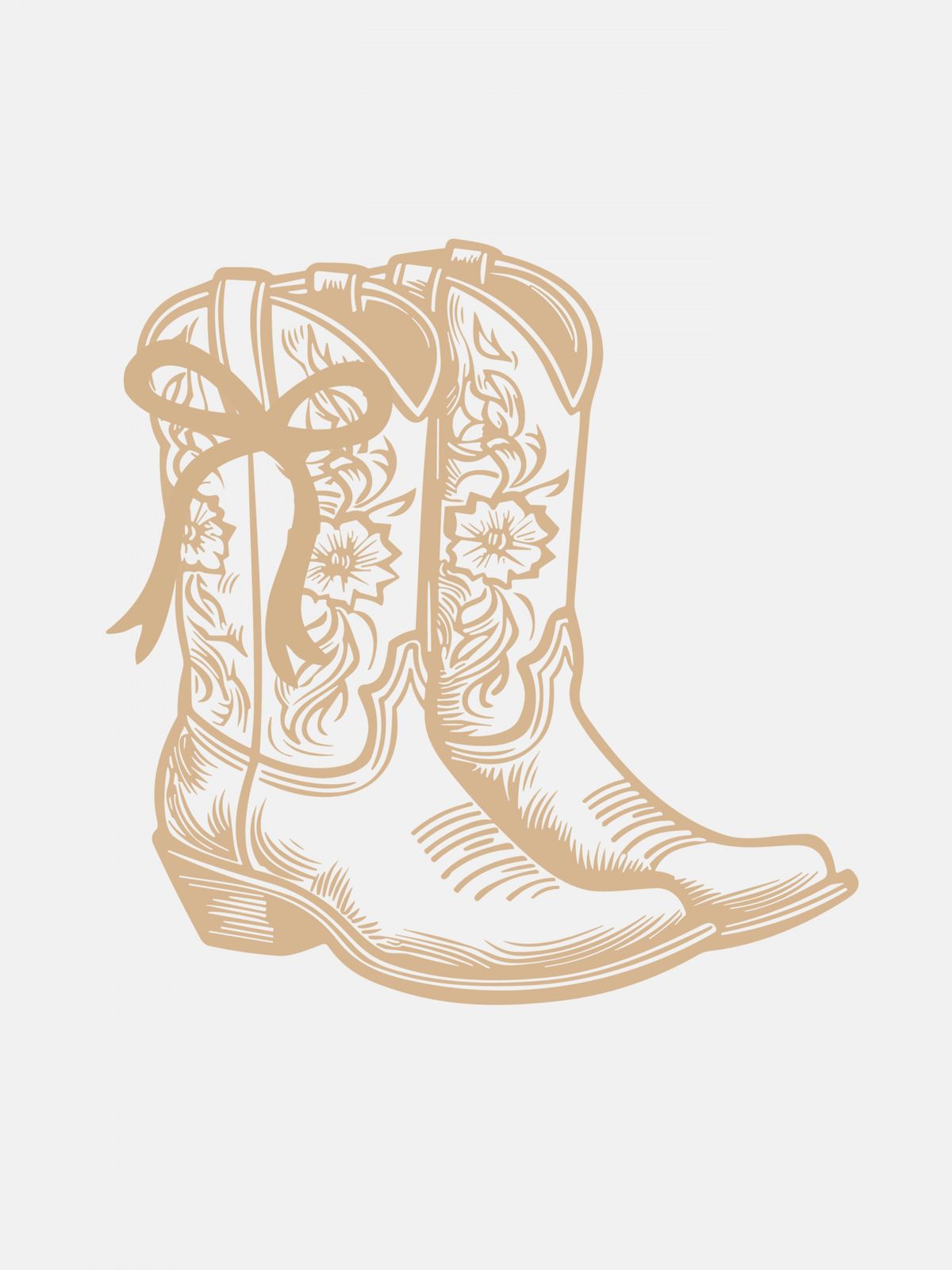 Poster - Cowboy Boots Art
