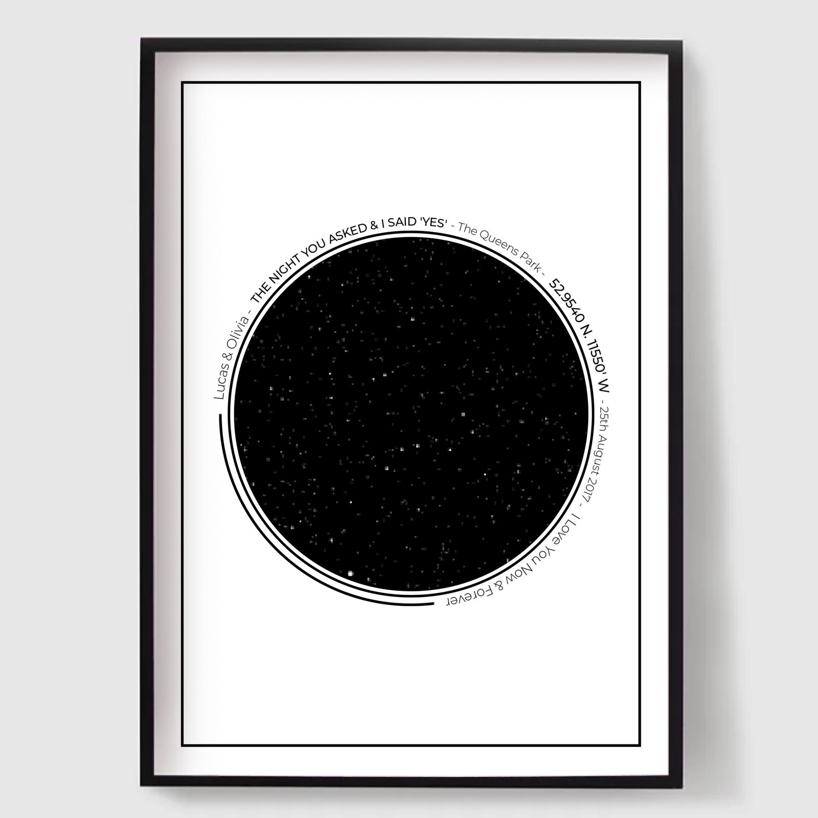 Poster - Star Map Design