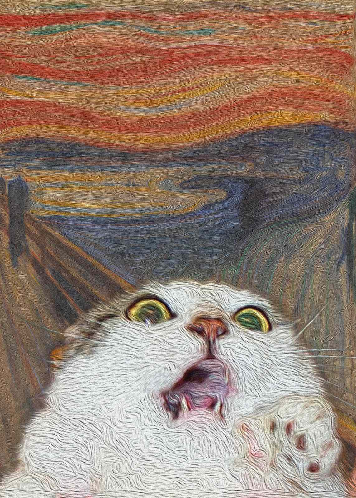 Poster - The Scream Cat