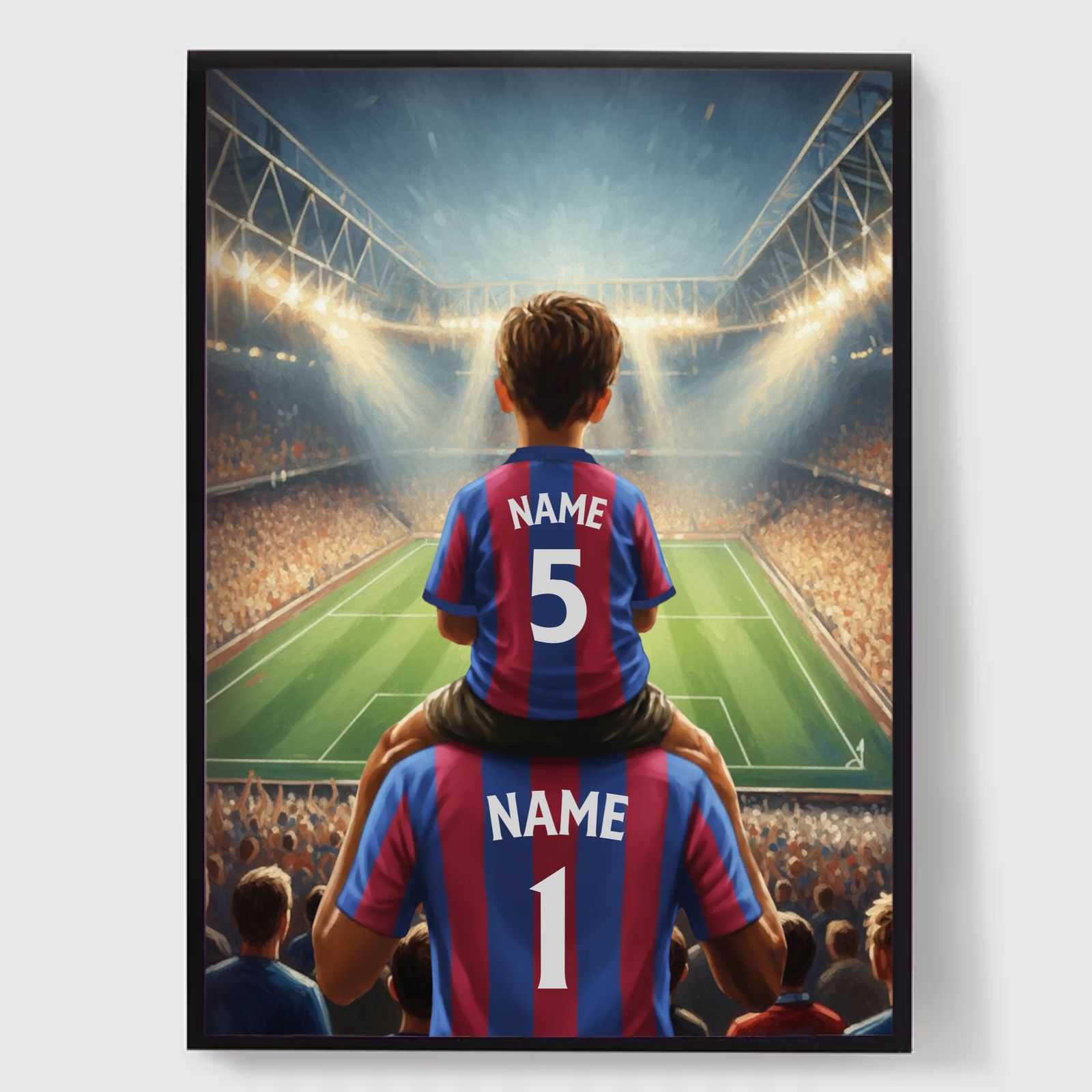 Poster - Football Stadium Family