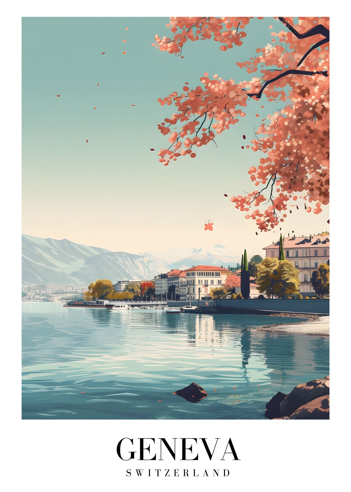 Poster - Geneva Landscape
