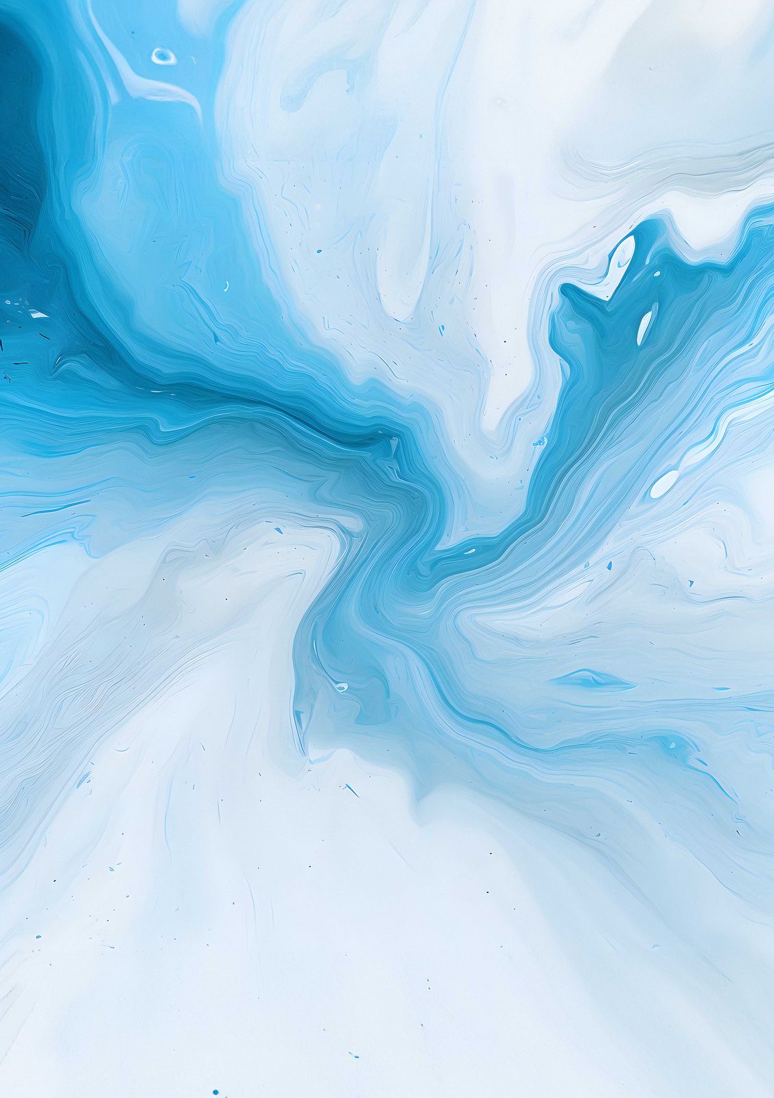 Poster - Blue Abstract Art