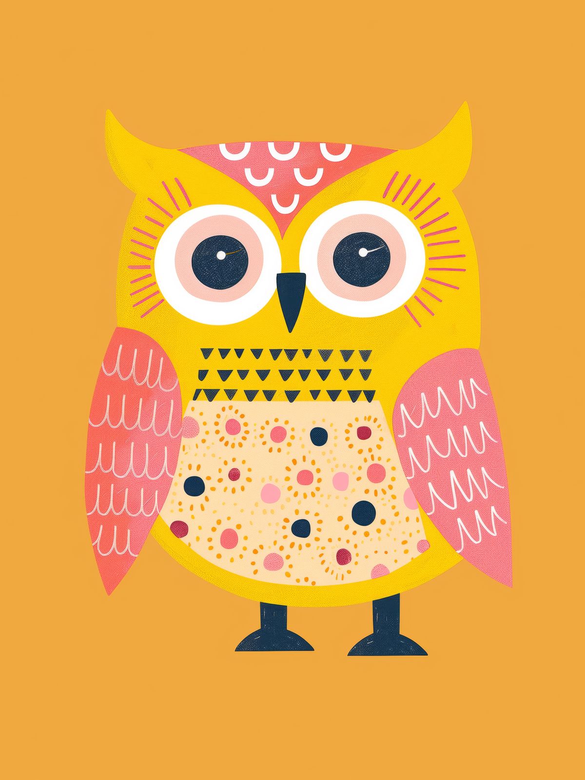 Poster - Colorful Owl