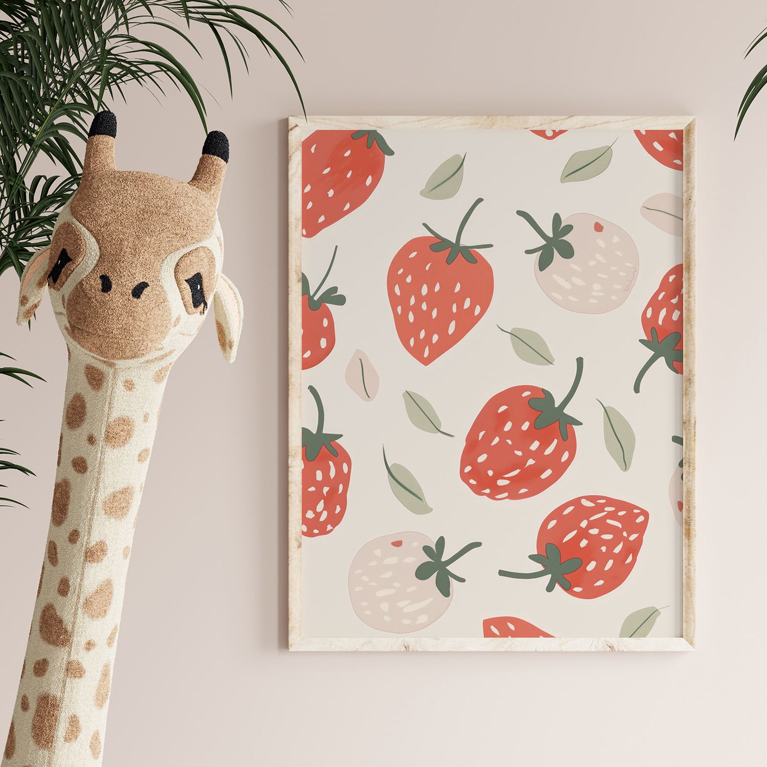 Poster - Strawberry Pattern