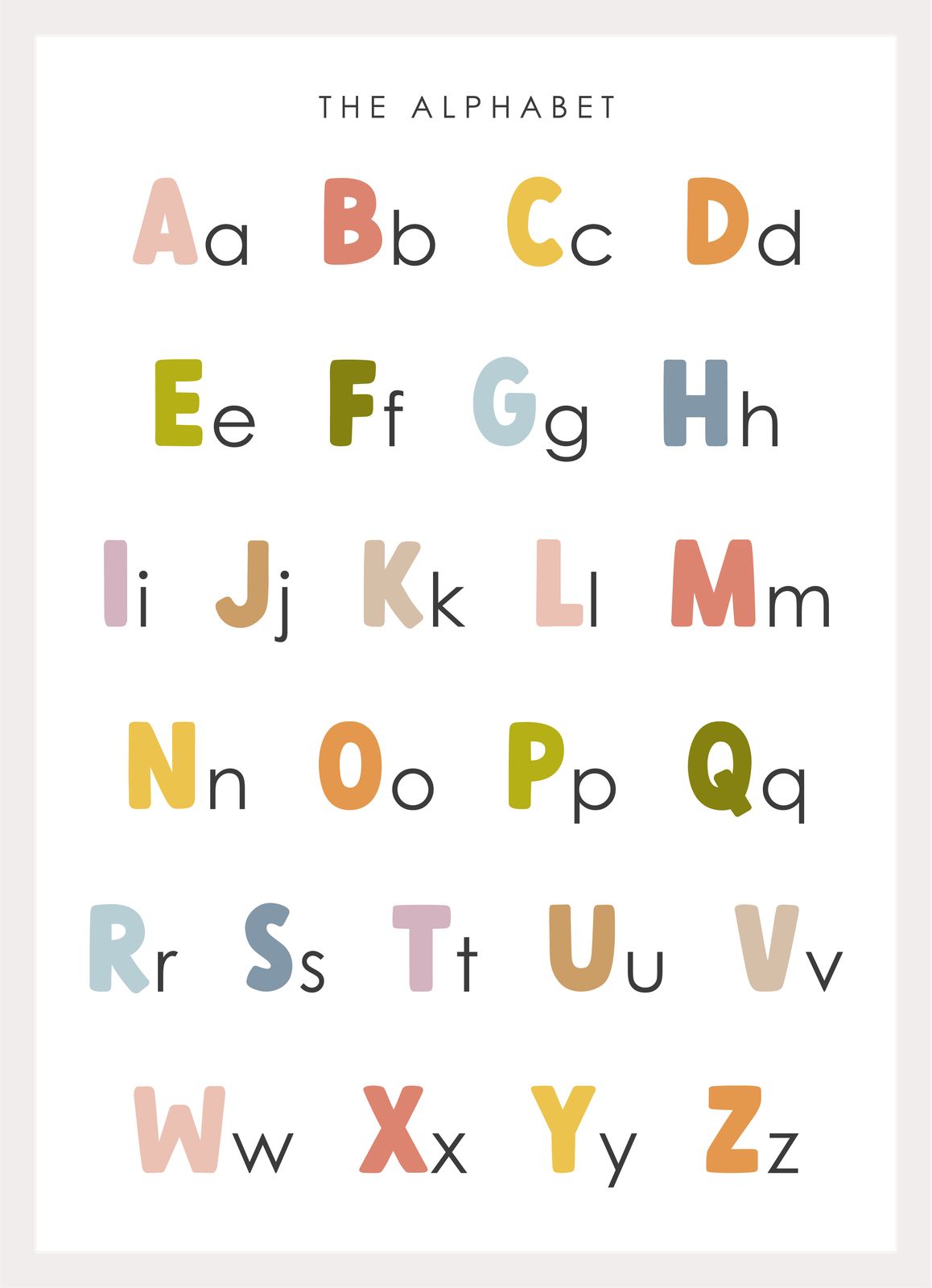 Poster - Alphabet Learning