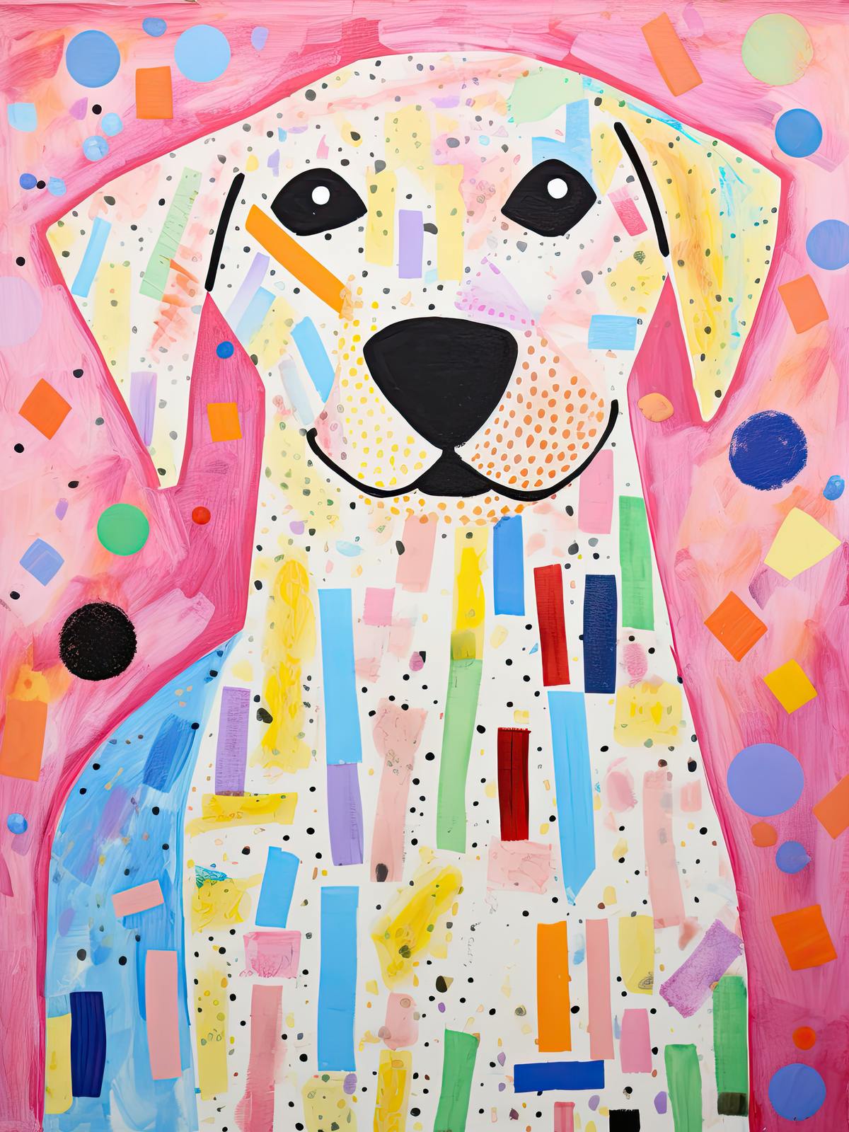 Poster - Colorful Dog Art