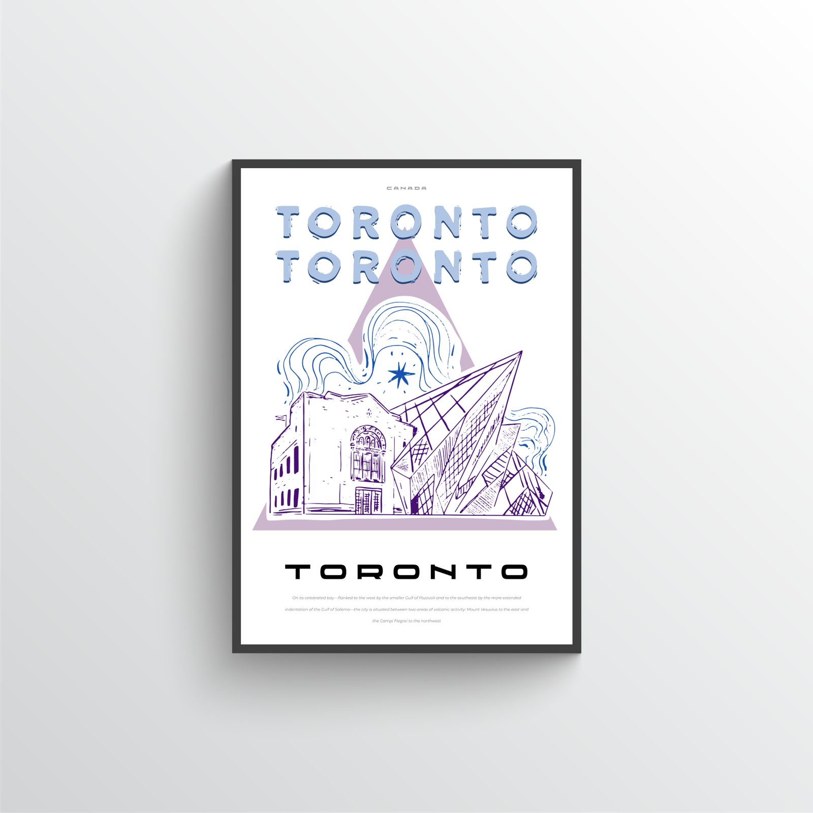 Toronto City Artwork Poster