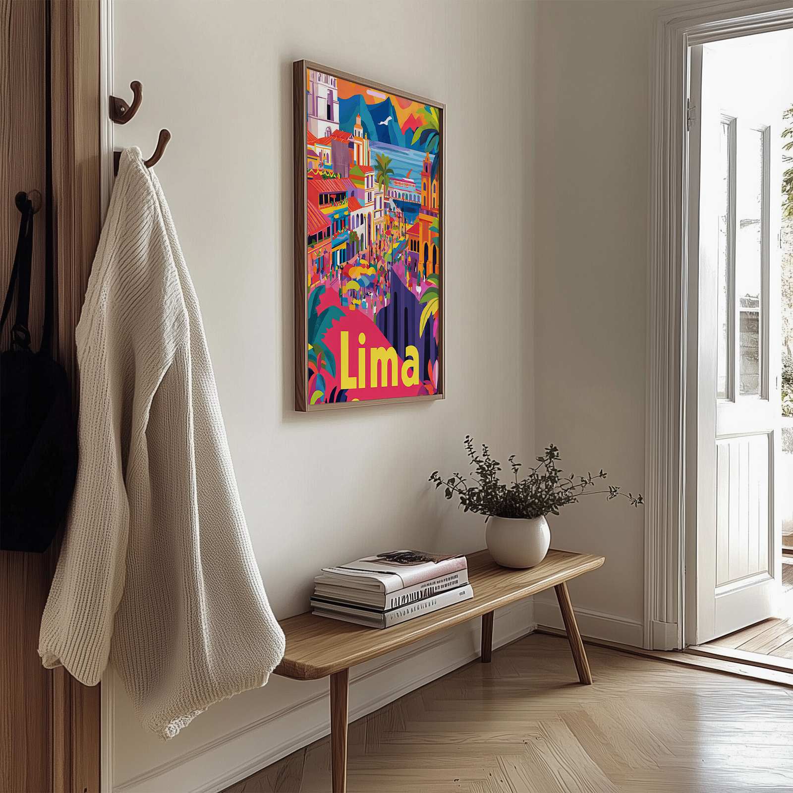 Poster - Colorful Lima Scene