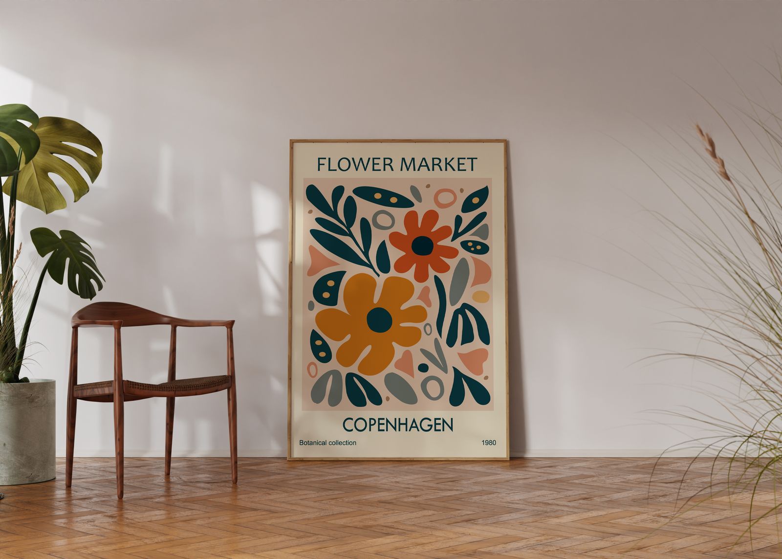 Poster - Flower Market Copenhagen