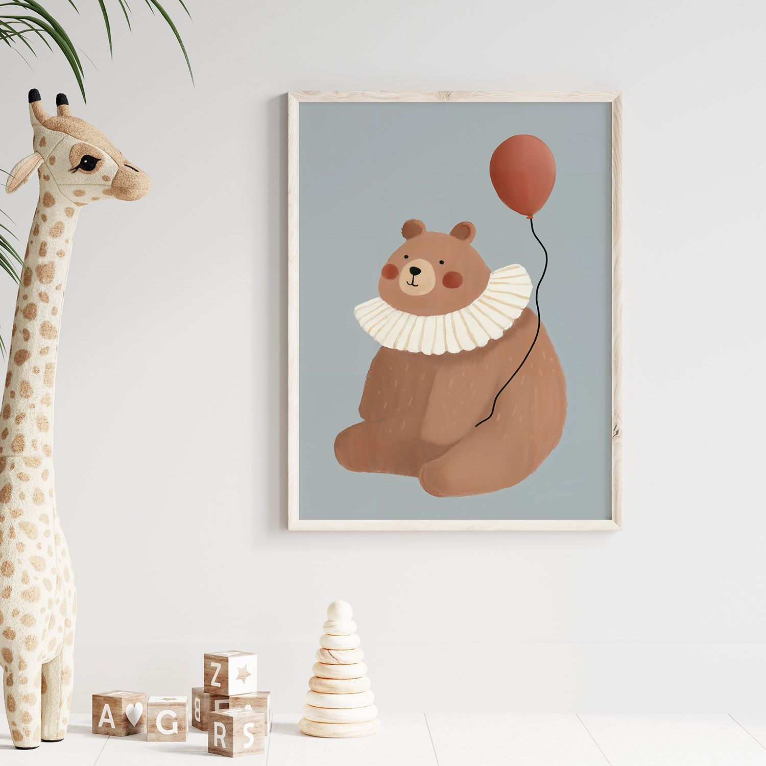 Poster - Bear with Balloon