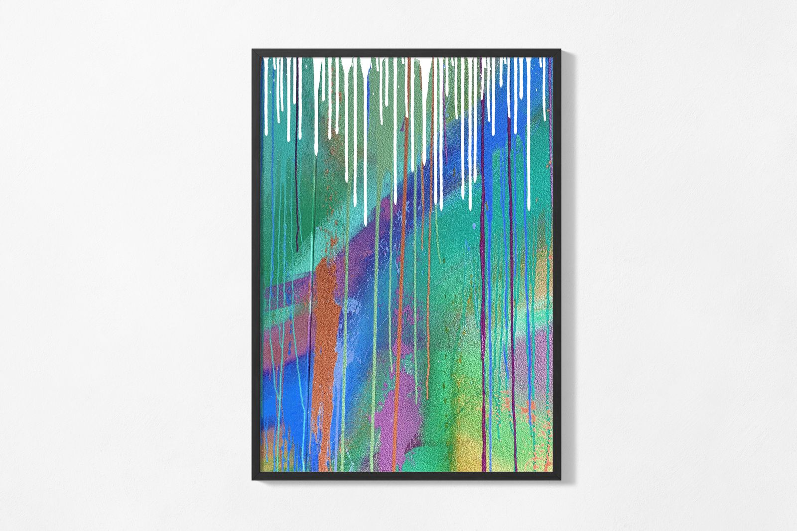 Poster - Abstract Colorful Drips