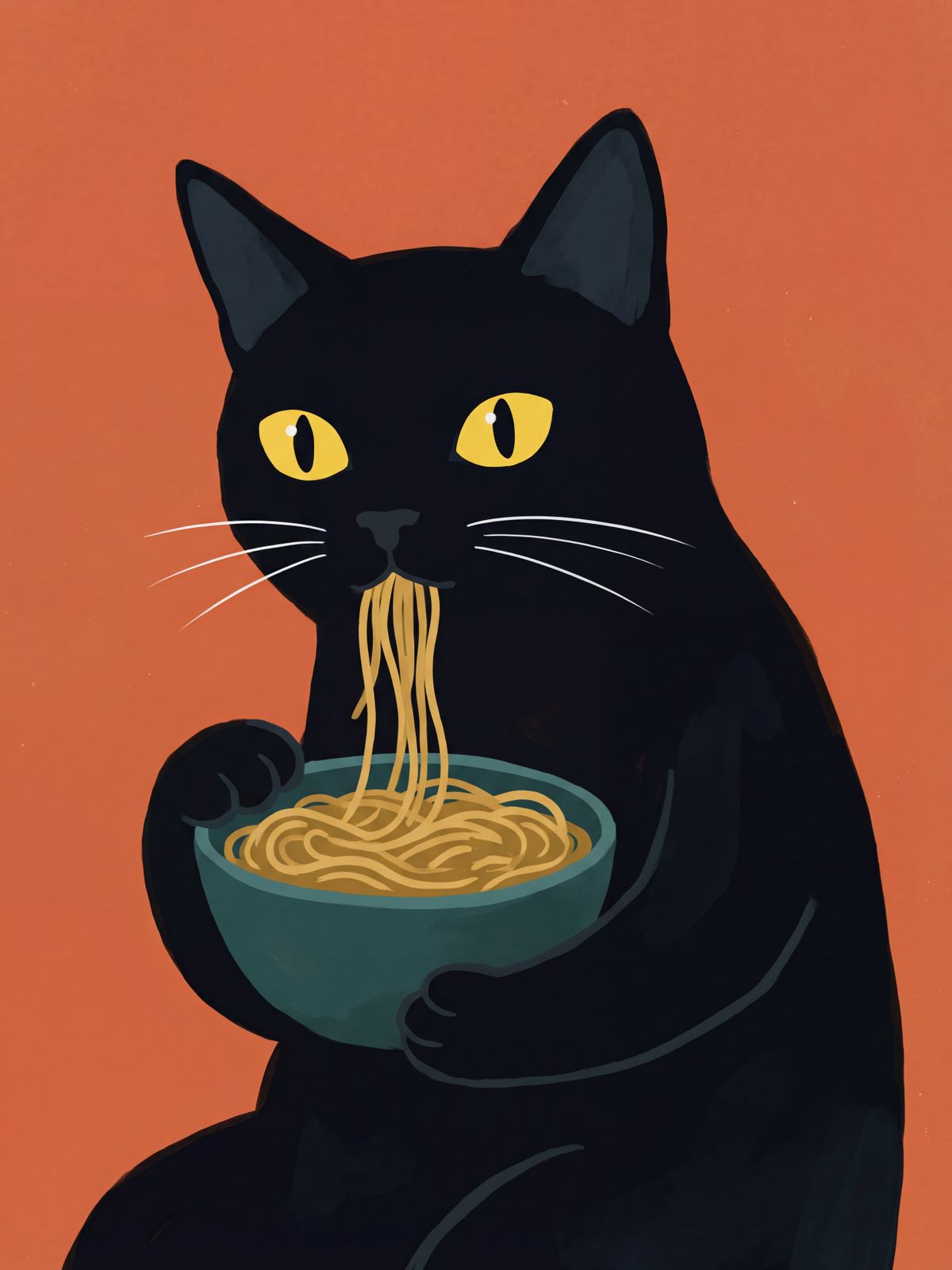 Poster - Noodle Cat