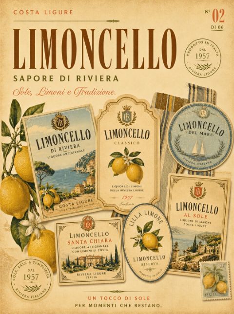 Poster - Limoncello Labels