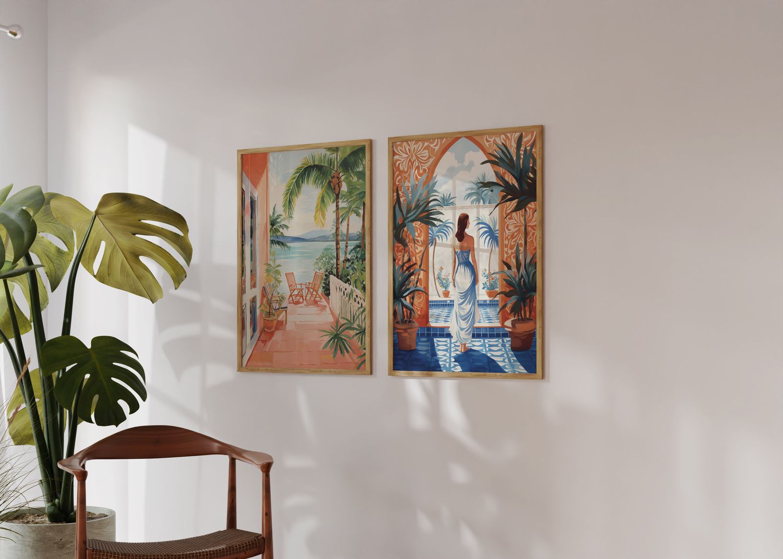 Poster - Tropical Escape Set of 2